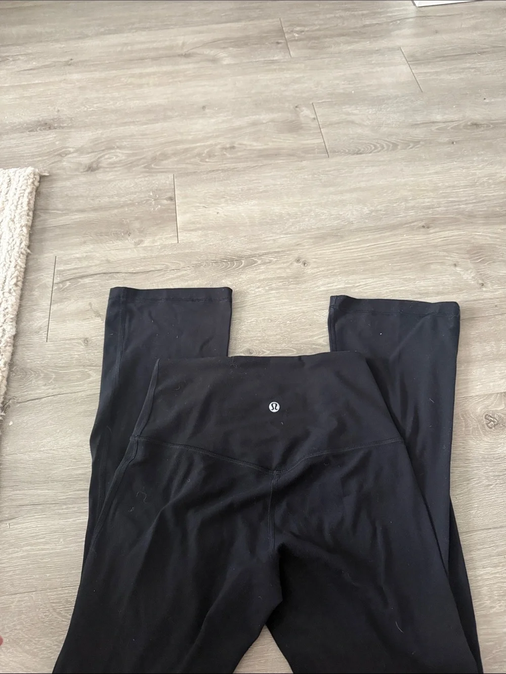 lululemon athletica Black Flared Leggings